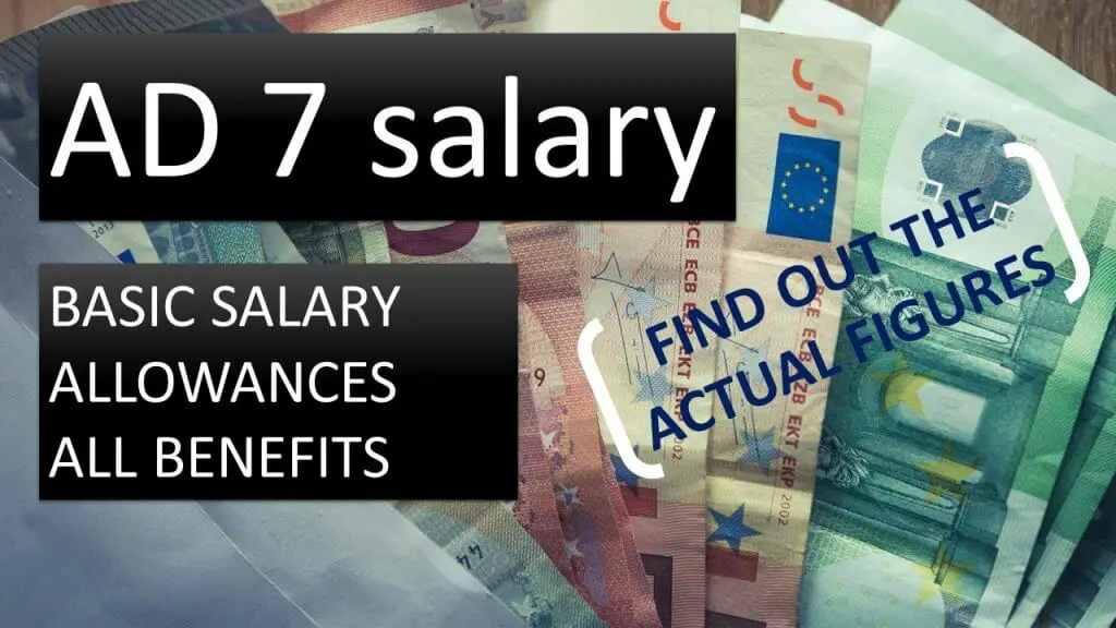 AD7 Temporary Agent Salary of a European Commission