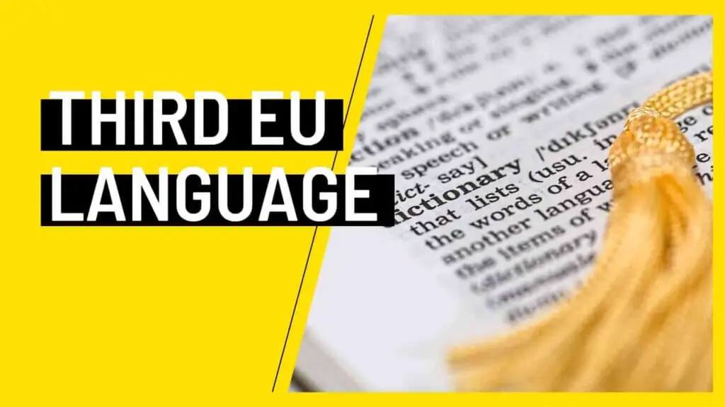 Explainer about the "Working knowledge of a third EU language" requirement in EU institutions