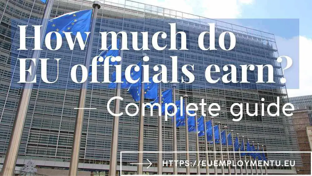 How much to EU officials earn?