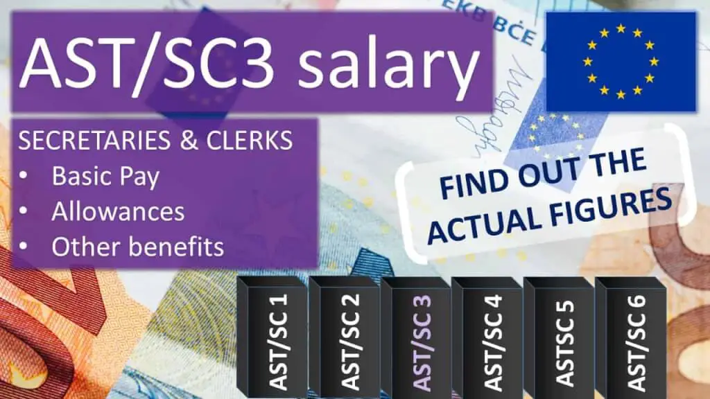 Salary of Secretaries and Clerks in Function Group AST/SC 3