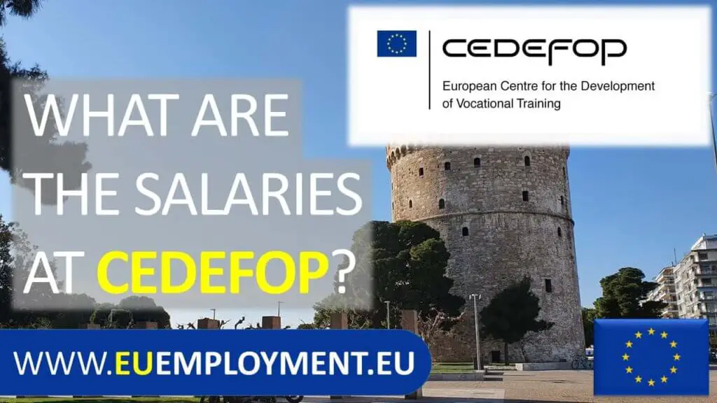 Illustration of an article about eu cedefop salaries