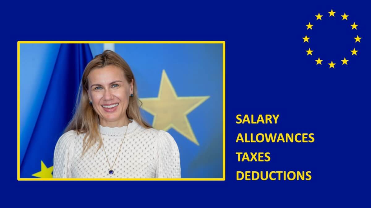 What is the salary of Kadri Simson, European Commission Commissioner?