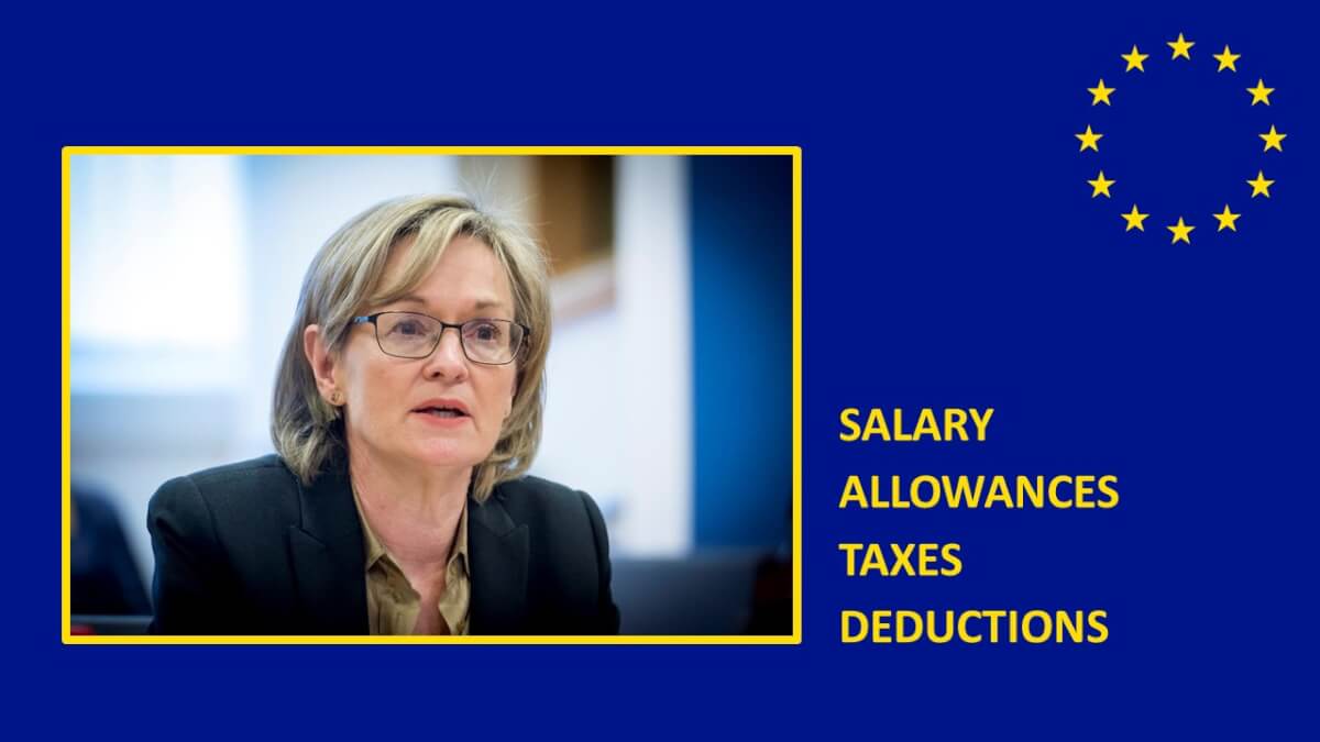 What is the salary of Mairead McGuinness, European Commission Commissioner?￼