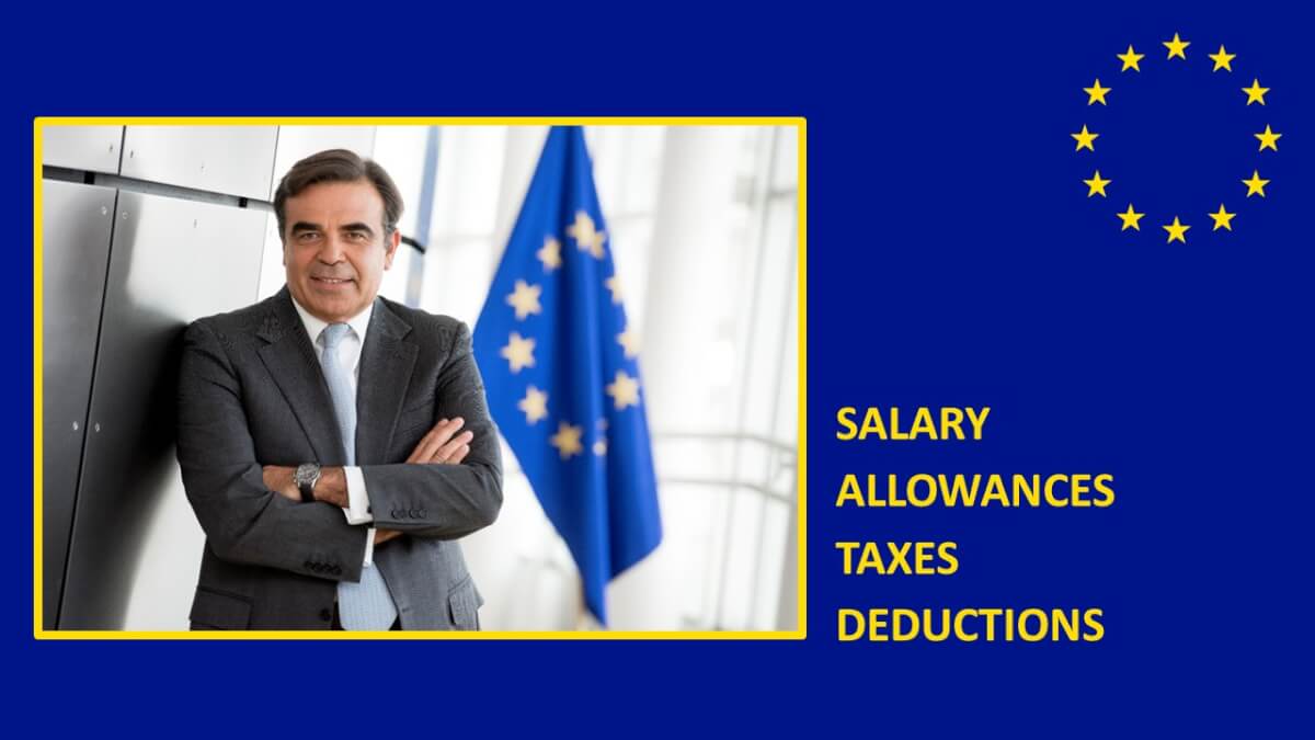 What is the salary of Margaritis Schinas, European Commission Vice President?