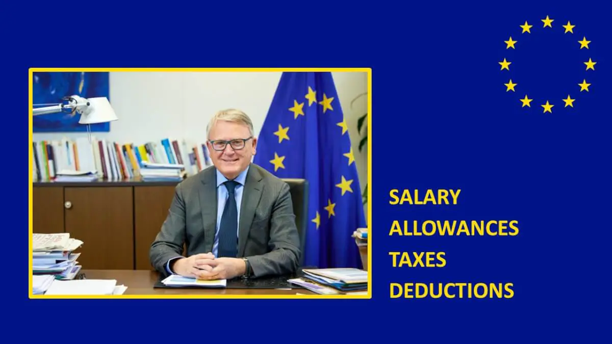 What is the salary of Nicolas Schmit, European Commission Commissioner?