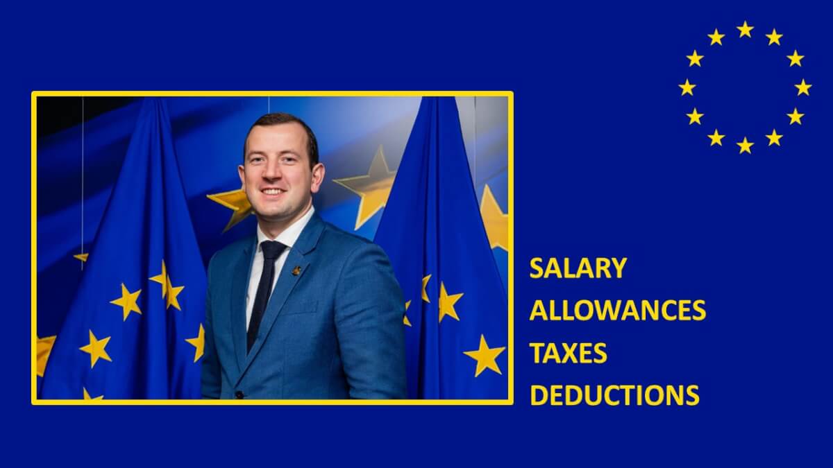 What is the salary of Virginijus Sinkevicius, European Commission Commissioner?