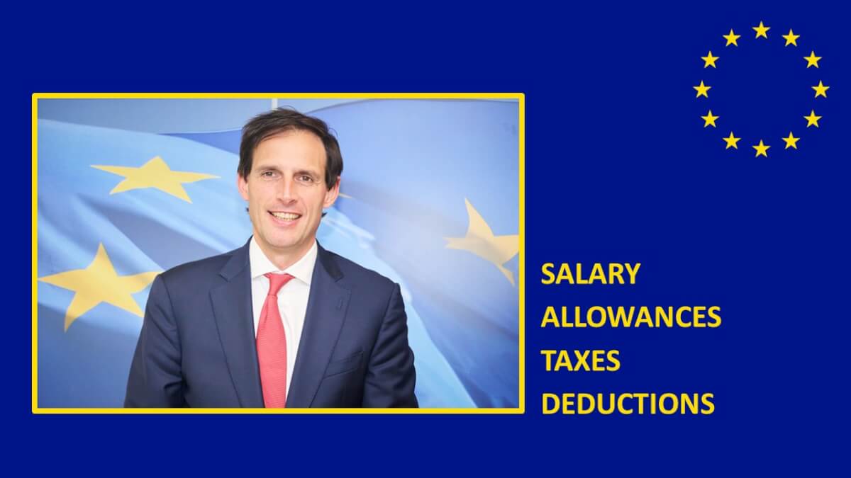 What is the salary of Wopke Hoekstra, European Commission Commissioner?