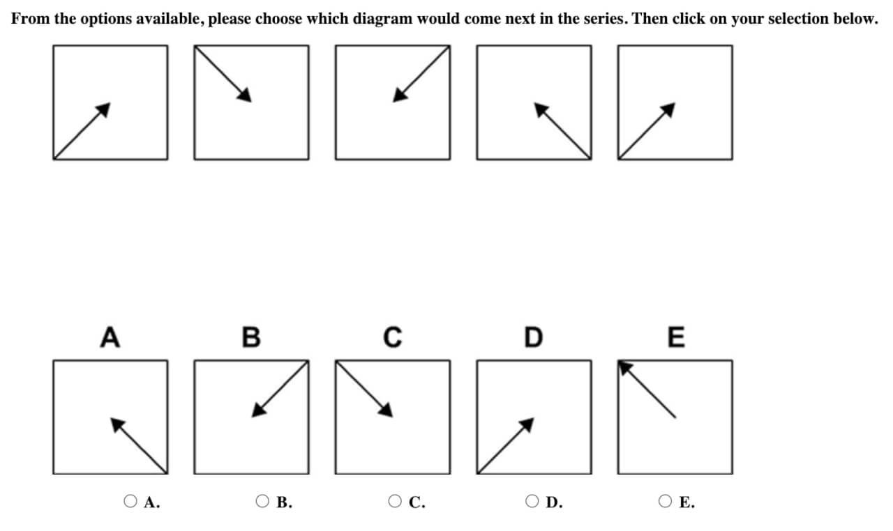 Abstract reasoning test