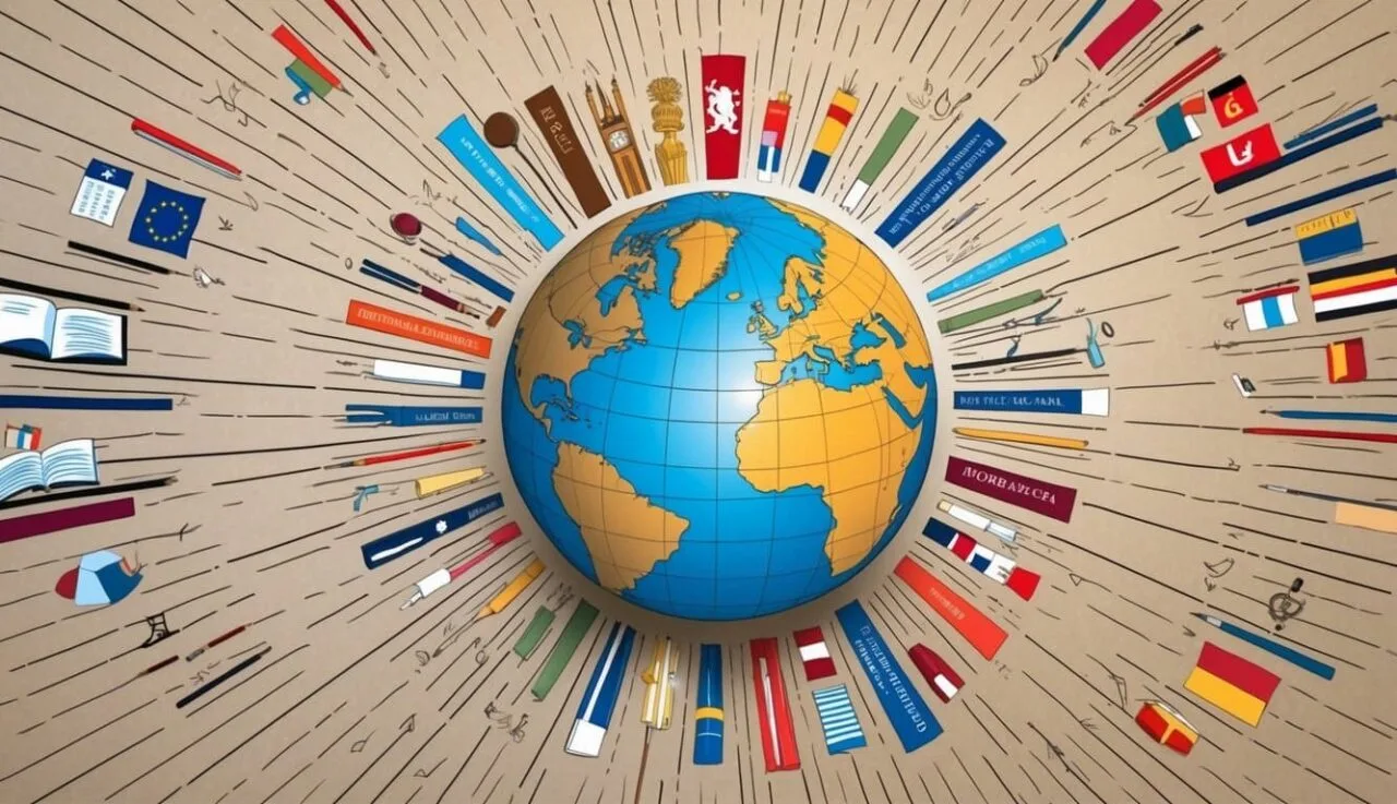 Illustration - map of the world